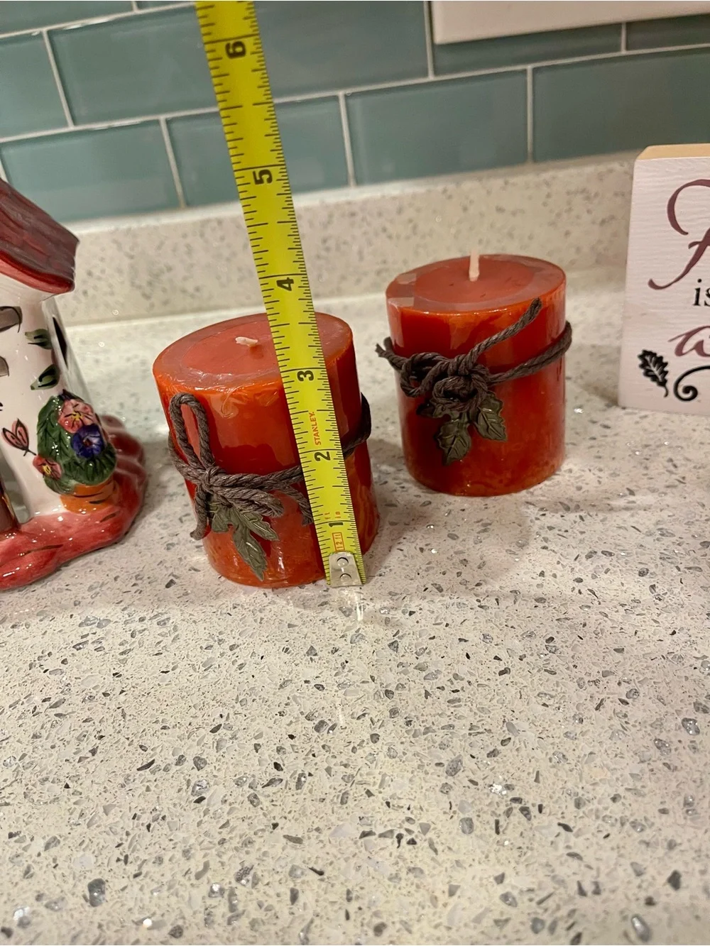 Fall 'Happy Harvest' Orange, Rust, Brown Décor Home Accents